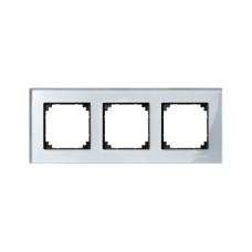 Рамка, MERTEN, MTN4030-3260, M-Elegance 3 поста стеклянная алмаз