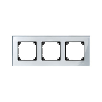 Рамка, MERTEN, MTN4030-3260, M-Elegance 3 поста стеклянная алмаз