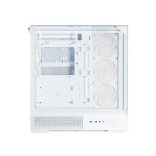 Компьютерный корпус, Zalman, P40 Prism Plus White, P40 Prism Plus White, ATX, 3*3.5"/2*2.5", Высота кулера до 165 мм, Длина VGA до 420 мм, 452х235х495 мм, Без Б/П, Белый