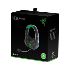Гарнитура, Razer, Kaira Pro for Xbox, RZ04-03470100-R3M1, Игровая гарнитура, беспроводная, микрофон поворотный гибкий, Динамики 50 мм, 7.1 Surround Sound, Диапазон частот: 20 Гц - 20 кГц , Виртуальный объемный звук Windows Sonic, Зарядка полностью разряже