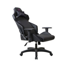 Игровое компьютерное кресло, 1STPLAYER, WIN 101-BK, 6974418980138, Рекомендуемый рост: до 190 см, Рекомендуемый вес: до 160 кг, Эко кожа, Угол наклона 90°-150°, Металлическая основа кресла, Механизм качания: топ-ган, Черный