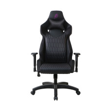 Игровое компьютерное кресло, 1STPLAYER, WIN 101-BK, 6974418980138, Рекомендуемый рост: до 190 см, Рекомендуемый вес: до 160 кг, Эко кожа, Угол наклона 90°-150°, Металлическая основа кресла, Механизм качания: топ-ган, Черный