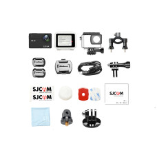 Экшн-камера, SJCAM, SJ8 PRO, 4K/60fps, Sony IMX377 12 МП 170°, Wifi 10 м/2,4 & 5 Hz, Gyro Anti-shake, Slow motion, Чипсет Ambarella H22S85, 1200mAh, 2.33" сенсорный дисплей, Чёрный
