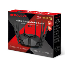 Маршрутизатор, Mercusys, MR90X, 802.11a/b/g/n/ac/ax, AX6000, порт 2,5 Гбит/с, 2,4 ГГц/5 ГГц