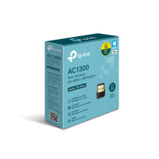 USB-адаптер, TP-Link, Archer T3U Nano, AC1300, 2,4 ГГц /5 ГГц, MUMIMO, USB 2.0