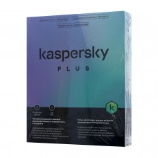 Антивирус Касперского Kaspersky Plus, подписка на 1 год, на 3 устройства, коробка 