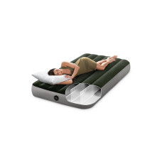 Матрас надувной Prestige Downy (Twin) 191 х 99 х 25 см, INTEX, 64107, Винил, Зелёный, Цветная коробка