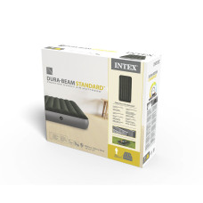 Матрас надувной Prestige Downy (Twin) 191 х 99 х 25 см, INTEX, 64107, Винил, Зелёный, Цветная коробка