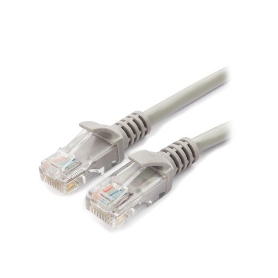 Патч-корд Cablexpert PP6U-0.25M, серый Cable Patch cord UTP 6-Cat 0.25 m