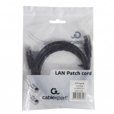 Патч-корд Cablexpert PP6U-1M/BK, Черный 