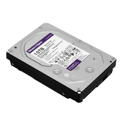 Жесткий диск Western Digital Caviar Purple, 10 TB HDD SATA 000 GB WD101PURP, 7200rpm, 256MB cache, SATA 6 Gb/s