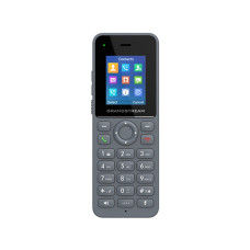 DECT IP телефон, Grandstream, DP725, 20 SIP-аккаунтов, 20 линий, ЖК-дисплей 128x160 (1,8"), литий-ионный аккумулятор 1500 мАч, блок питания USB-C 5V/1A