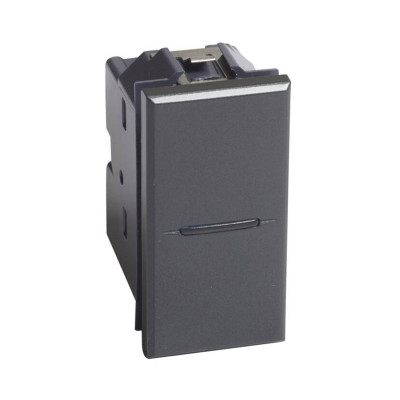 Кнопка AXL, Legrand, HS4005N, 10А 1м антрацит