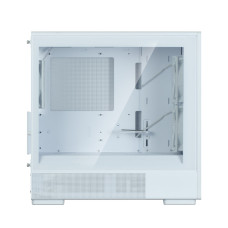 Компьютерный корпус, Zalman, P10 NAMU White, Mini Tower, mATX/Mini-ITX, USB 3.01/USB Type-C1, HD Audio, 3120мм вентиляторы, Высота процессорного куллера до 173 мм, Длина VGA до 340 мм, Кол-во отсеков 23.5"/3*2.5", 423х216х422 мм, Без Б/П, Белый