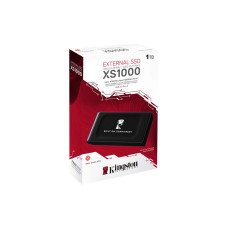 Внешний SSD диск, Kingston, XS1000, SXS1000/1000GA, 1TB, USB-C, Черный Внешний SSD диск, Kingston, XS1000, SXS1000/1000GA, 1TB, USB-C, Черный