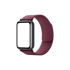 Магнитный сменный браслет, Xiaomi, Magnetic Quick Release Strap , M2414AS1/BHR9490GL, Совместим с band 8 Pro/9 ProRedmi Watch 4/5, Красный