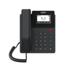 IP-телефон, Fanvil, V50G, 2 линии SIP, 2xGbE PoE, дисплей 132*64, конференц-связь на 6 участников, Opus+IPV6, блок питания в комплекте