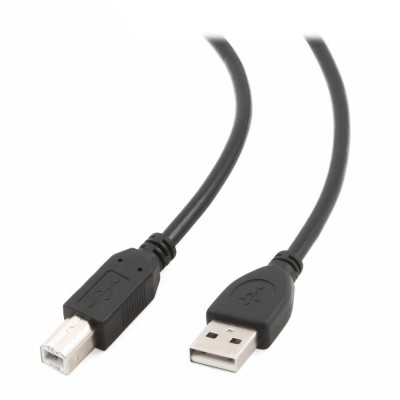 Кабель USB, Cablexpert CCP-USB2-AMBM-6, 1.8м, Черный Cable Type A-B, USB 2.0, black Кабель USB, Cablexpert CCP-USB2-AMBM-6, 1.8м, Черный Cable Type A-B, USB 2.0, black