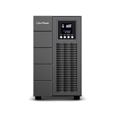 Источник бесперебойного питания, CyberPower, OLS2000E, Мощность 2000ВА/1800Вт, OLS-серия, On-Line, Напольный, LCD/Smart/USB/RS-232/EPO, AVR: 160-300В, АКБ: 12В/7Ач*6 шт., Вых: 4xIEC C13/Клеммный блок, Чёрный
