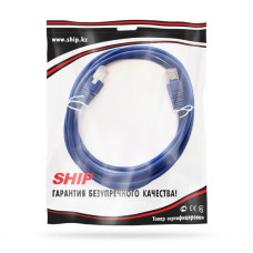 Патч Корд, SHIP, S4025BL0200-P, Cat.5e, FTP, LSZH, RJ-45, 2 м, Синий, Экранированный, Пол. пакет
