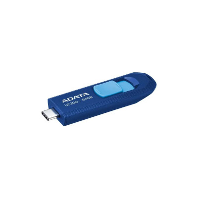 USB-накопитель, ADATA, ACHO-UC300-64G-RNB/BU, 64GB, USB 3.2