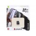 Карта памяти microSDXC 64GB, Kingston SDCS2/64GBSP MemoryCard Class 10