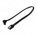 Кабель SATA, Cablexpert  CC-SATAM-DATA90-BL-50CM Cable internal, data, угловой разъем