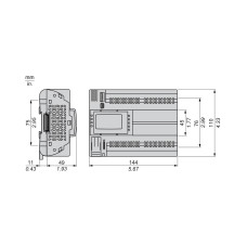 ПЛК М172 SE TM172PDG28R, M172 дисплей 28 I/O ETH 2 MODBUS