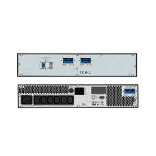 Источник бесперебойного питания, APC, Easy UPS SRV3KRILRK, Комплект: SRVPM3KRIL- 1шт, SRV72RLBP-9A-1шт, SRVRK1-2 шт, Онлайн, Мощность 3000ВА/2400Вт, Стоечный 4U, 230В, Вых:6x IEC C13 + 1x IEC C19, Intelligent Card Slot, LCD, Extended Runtime, W/ rail kit,