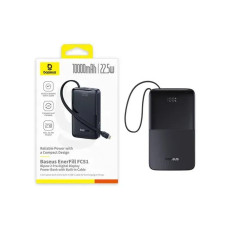 Портативный внешний аккумулятор Baseus FC51 Bipow 2 Pro CCC 10000mAh 22.5W Cable Black