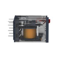 Реле интерфейсное RXM, SE, RXM2AB2P7, светодиод 12А 230В перем. тока 2CO