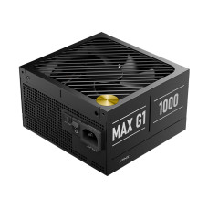 Блок питания, APNX, MAX G1, 1000W, ATX 3.1, Gold, APFC, 20+4pin, 2*4+4pin, 10*Sata, 2*Molex, 3*PCI-E 6+2pin, 1*12V-2X6, Модульный, Вентилятор 13,5 см, Кабель питания, Чёрный