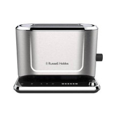 Тостер, Russell Hobbs, 26210-56, Мощность 1640W, 2 отделения, 6 режимов обжаривания, Нержавеющая сталь, Подогрев, Размораживание, «Пауза» во время приготовления, Автоцентрирование, Подъем маленьких тостов, Таймер, Стальной