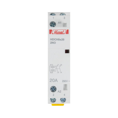 Модульный контактор, Himel, HDCH8S20220, HDCH8S 2НО 20А 230В