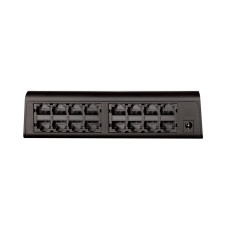 Коммутатор, D-Link, DES-1016A/E2A, Настольный, 16 портов 10/100M RJ45, Корпус пластик