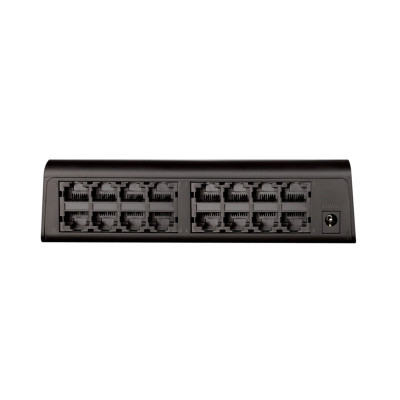 Коммутатор, D-Link, DES-1016A/E2A, Настольный, 16 портов 10/100M RJ45, Корпус пластик