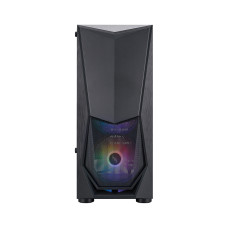 Компьютерный корпус, 1STPLAYER, DK-3-BK-1F5M-2F5S, Mid-Tower, ATX/M-ATX/M-ITX, USB3.0*1, USB2.0*2, HD AUDIO, 3*120мм F5 RGB вентилятор, Высота процессорного кулера до 155мм, Длина VGA до 290мм, 1*3,5/1*2,5 или 2*3,5, Сталь/Пластик/Закаленное стекло, 380x1