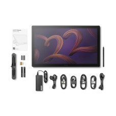 Графический планшет, Wacom, Cintiq Pro 22 (DTH227K0B), Разрешение 3840 x 2160 (4K UHD), Чувствительность к нажатию 8192, Интерфейс USB-С и HDMI, Размер 610*366*22 мм, Чёрный