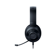 Гарнитура, Razer, Kraken X Lite, RZ04-02950100-R381, Игровая гарнитура, Микрофон поворотный гибкий, Динамики 50 мм, 7.1 Surround Sound, Диапазон частот: 12 Гц - 28 кГц , Чувствительность при 1 кГц: 109±3 дБ, 3,5 мм (mini jack), Черный