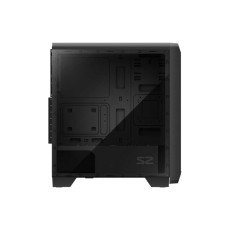 Компьютерный корпус, Zalman, S2, Mid Tower, ATX / mATX / Mini-ITX, USB 3.0*1/2.0*2, HD-Audio/Mic, Кулер 1*12см, Высота процессорного куллера до 156 мм, Длина VGA до 330 мм, Количество отсеков 2*3.5"/2*2.5", 412*189*451 мм, Без Б/П, Чёрный