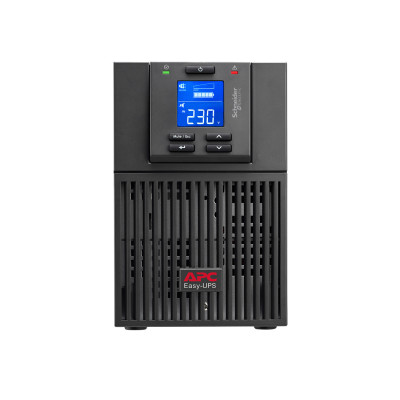 Источник бесперебойного питания, APC, Easy UPS SRV1KI-E, Онлайн, Мощность 1000ВА/900Вт, Напольный, 230В, Вых: 3x IEC C13, Intelligent Card Slot, LCD, APCRBCV203, Чёрный