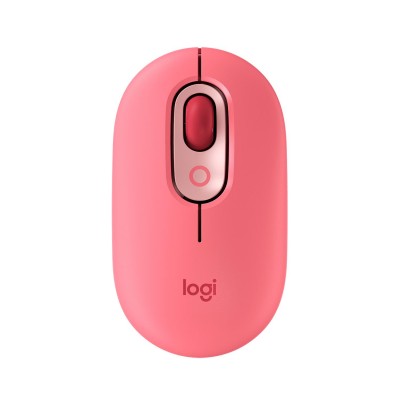 Мышь Logitech POP, BT, Розовый Mouse Wireless optical, 4 buttons, 1000-4000dpi, (910-006548), Heartbreaker