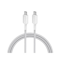 Интерфейсный кабель, Anker, 322 (A81F5G21), USB-C to USB-C,1М, Белый