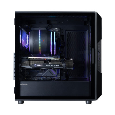 Компьютерный корпус, Zalman, i3 NEO V2 Black, i3 NEO V2 Black, ATX, 2*3.5"/1*2.5", Высота кулера до 160 мм, Длина VGA до 400 мм, 476х219х484 мм, Без Б/П, Черный