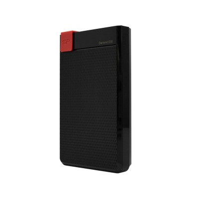 Внешний жесткий диск Silicon Power, 4 TB, Черный HDD USB D30, SP040TBPHDD3LS3K, USB 3.1, black