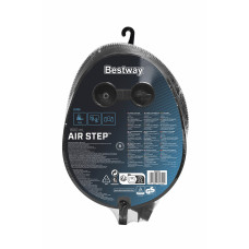 Насос ножной Air Step Pro-Air Pump 28 х 22 см, BESTWAY, 62005, Пластик, Шланг 0.8м., 3 насадки, 1.6 литра за цикл, Жёлто-Чёрный, В пленке
