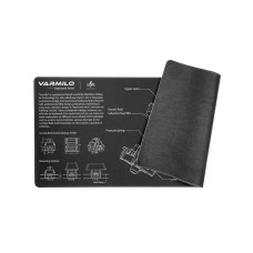 Коврик для компьютерной мыши, Varmilo, EC Switch XL, ZDB005-01, 900х400х3 мм, Каучук, Ткань, Черный