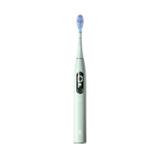Зубная электрощетка, Oclean, X Ultra S Green, C01000439/C01000546, Бесщеточный двигатель - 84 000 об/мин, Низкий уровень шума до 45 Дб., Wi-Fi и Bluetooth, Приложение Oclean Care+ и Apple Health, Нанопокрытие устойчивое к плесени, IPX7, До 40 дней автоном