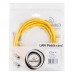 Патч-корд Cablexpert PP12-2M/Y, желтый Cable Patch cord UTP 5e-Cat 2 m