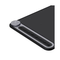 Графический планшет, Huion, Q620M, Разрешение 5080 lpi, Чувствительность к нажатию 8192, Интерфейс беспроводной, Рабочая область 266,7*166,7 мм. (10,5"х6,56"), Чёрный